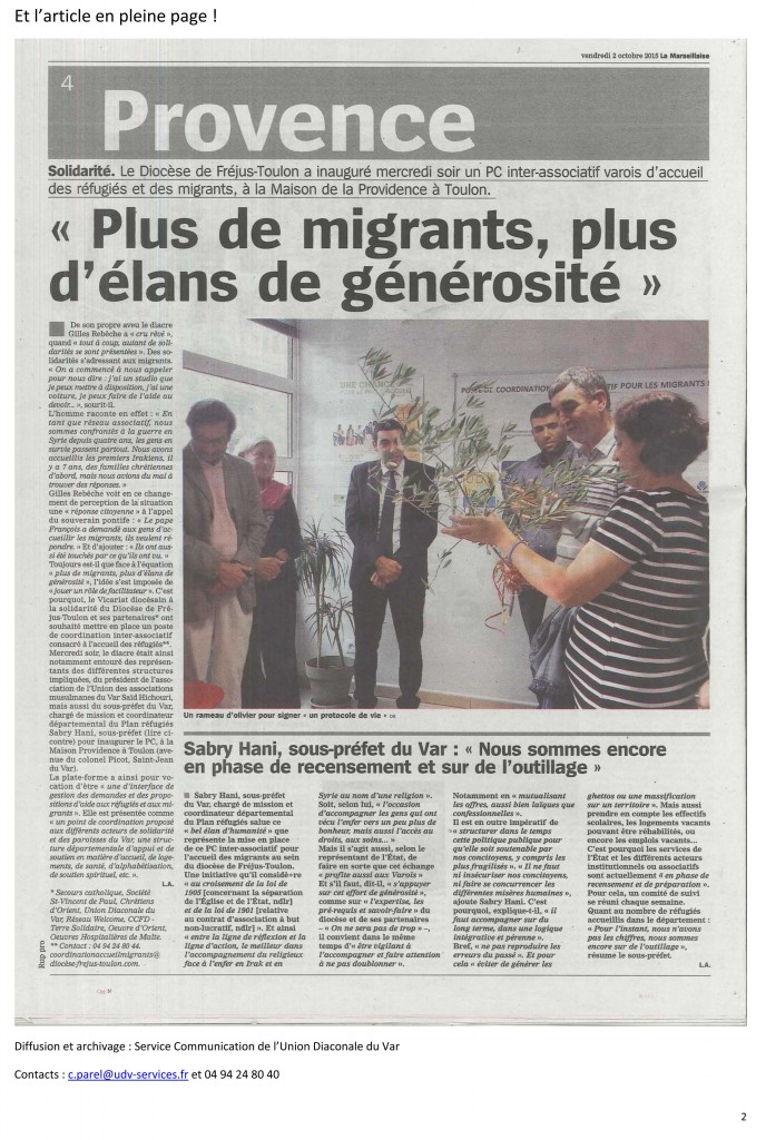 inauguration pc migrants marseillaise 2 oct 2015